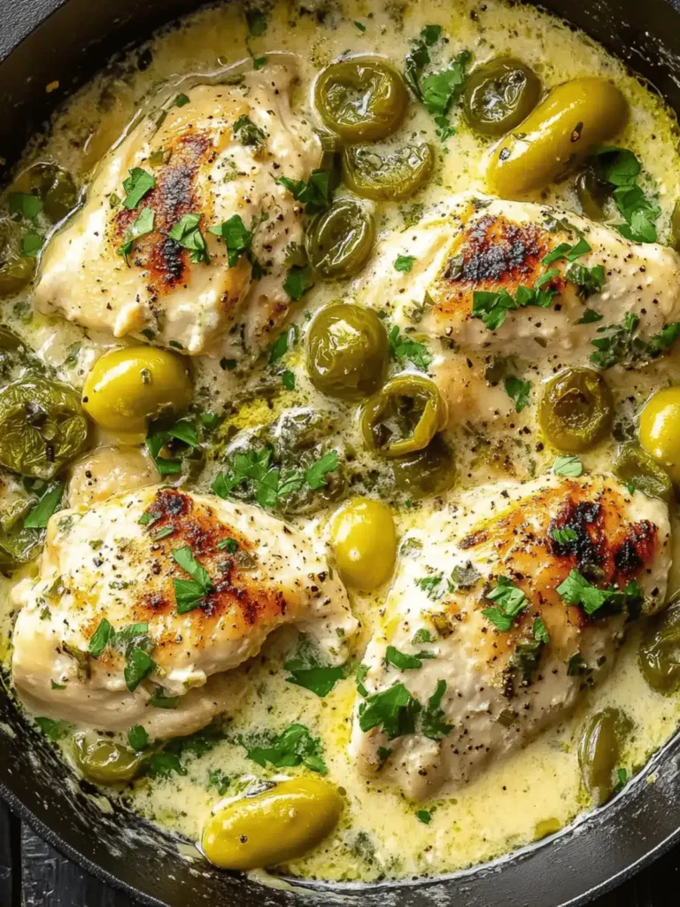 Creamy Pepperoncini Chicken Skillet: Weeknight Dinner Magic